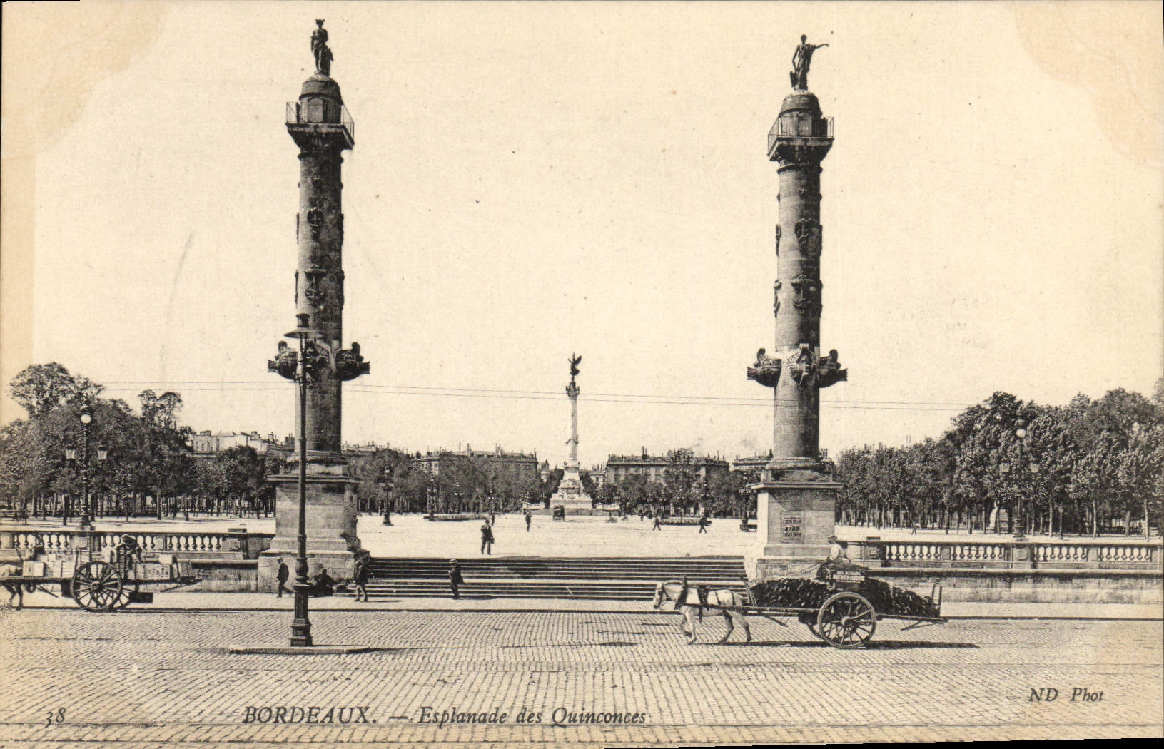 CPA Bordeaux Esplanade des Quinconces