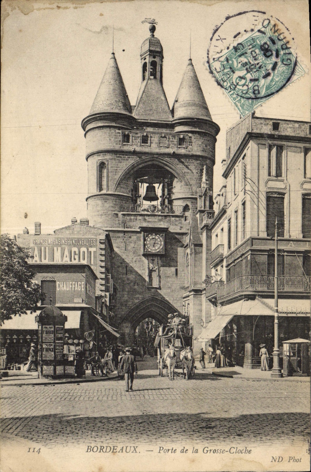 CPA Bordeaux Porte de la Grosse Cloche