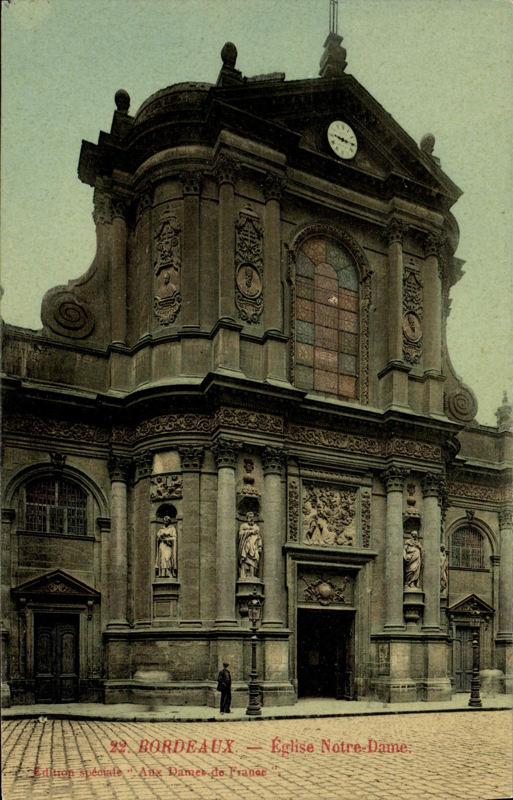 CPA Bordeaux Eglise Notre Dame