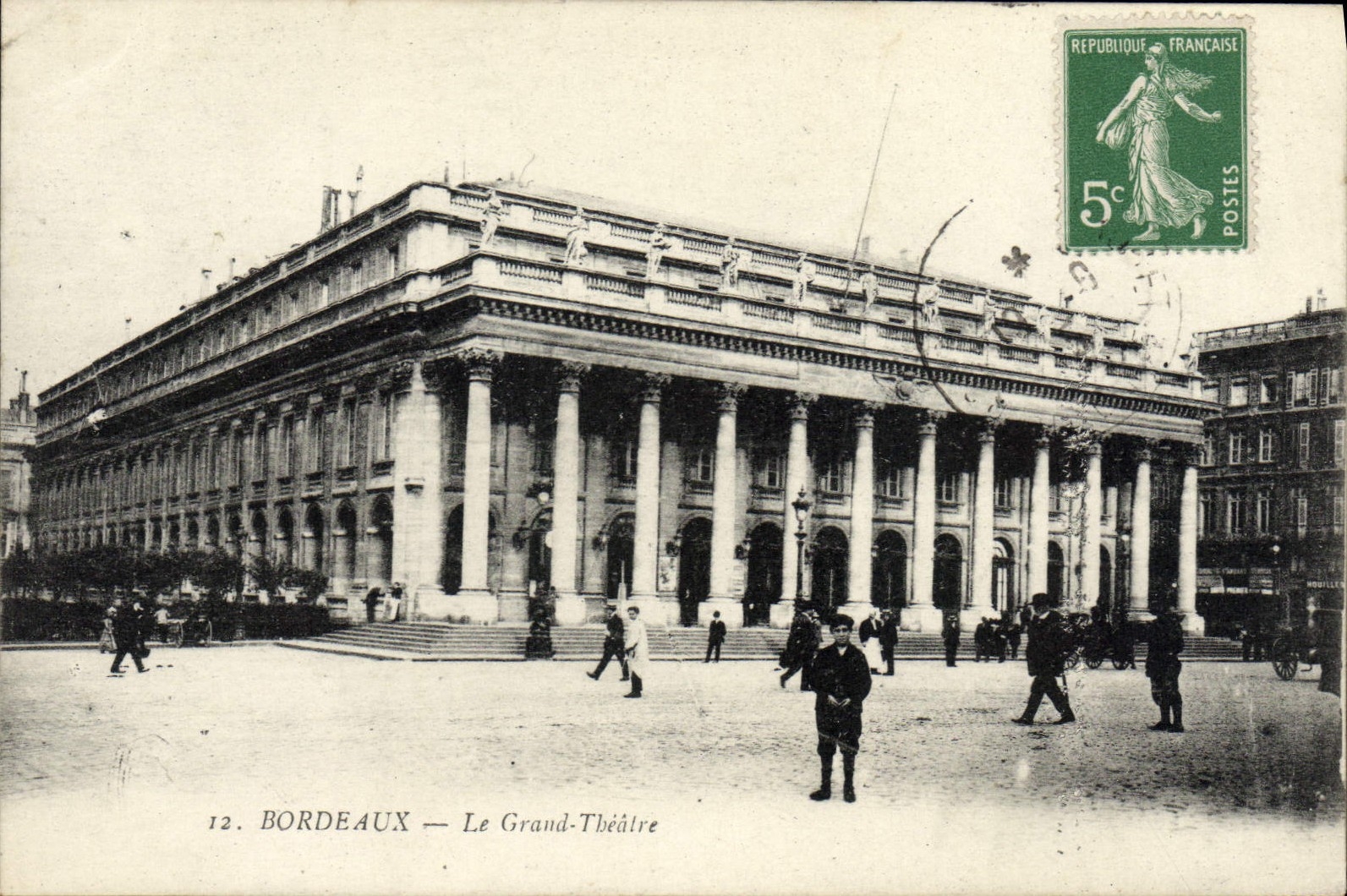 CPA Bordeaux Le Grand Theatre