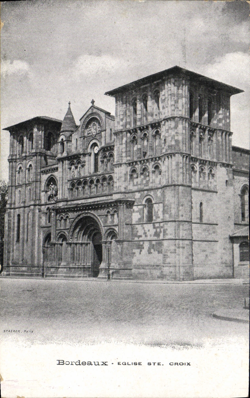 CPA Bordeaux Eglise Ste Croix