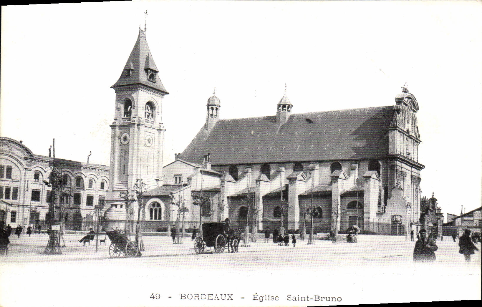 CPA Bordeaux Eglise Saint Bruno