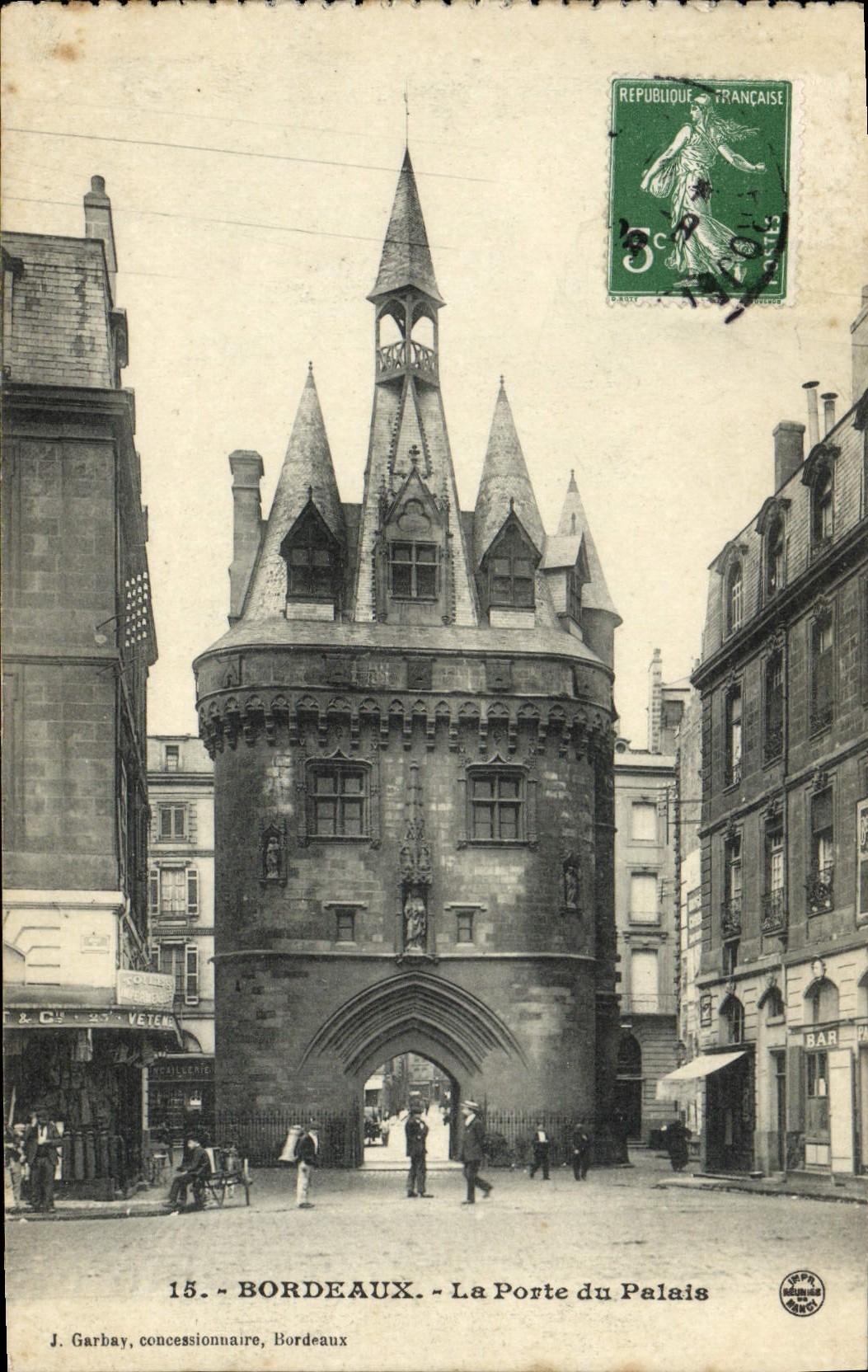 CPA Bordeaux La Porte Du Palais