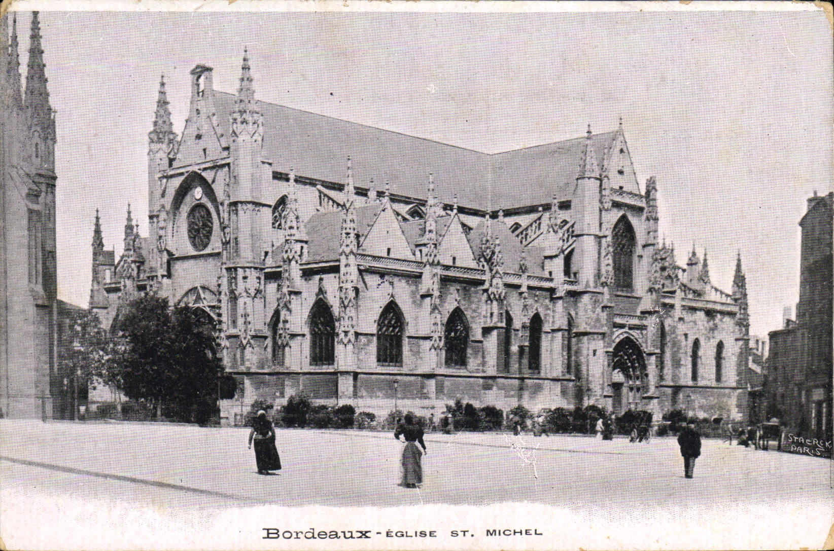 CPA Bordeaux Eglise St Michel