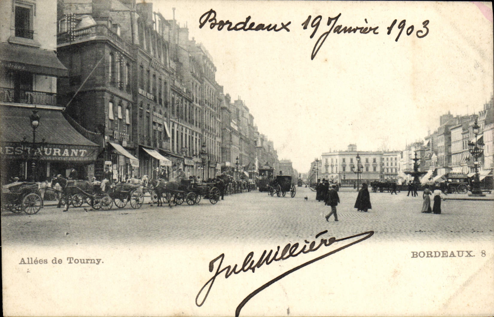 CPA Bordeaux Allees de Tourny 