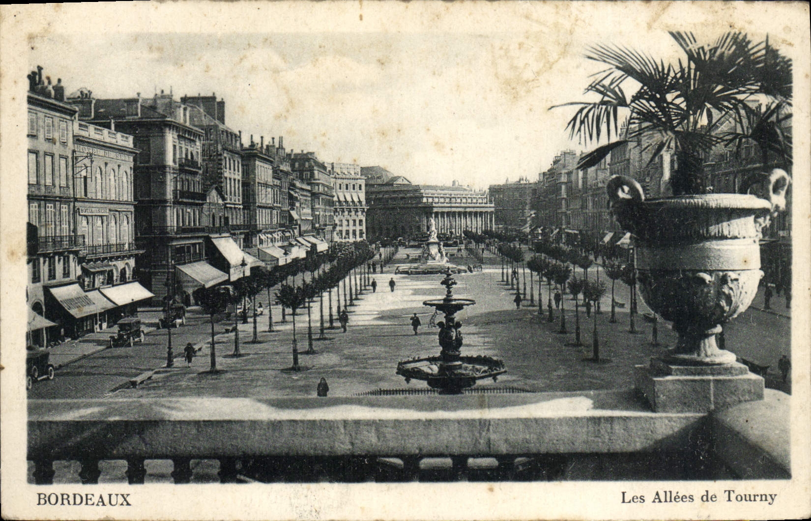 CPA Bordeaux Les Allees de Tourny