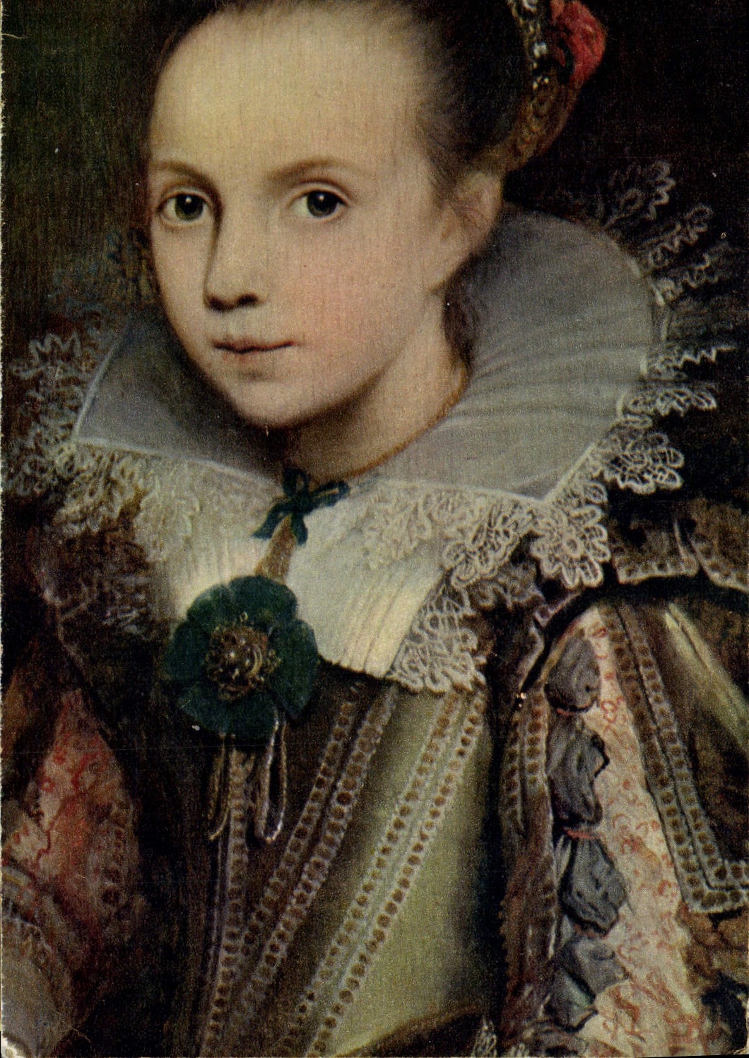 MODERN CARD National committee Of Childhood C of Your Portrait of young girl Museum Mayer Van den Bergh Antwerp