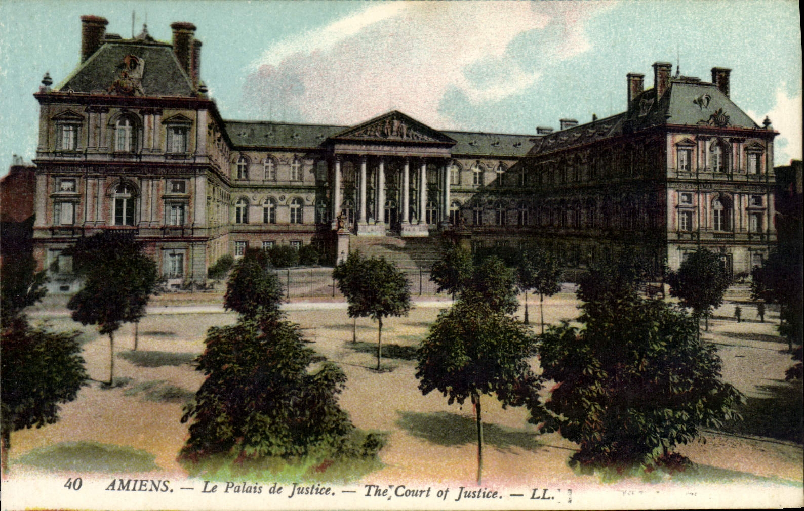 CPA Amiens Le Palais de Justice 