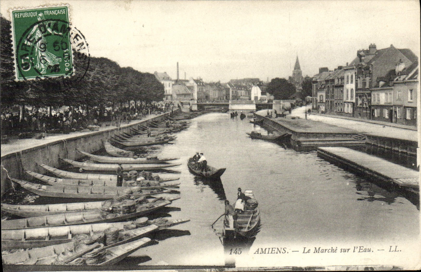CPA Amiens Le Marche sur l'Eau 