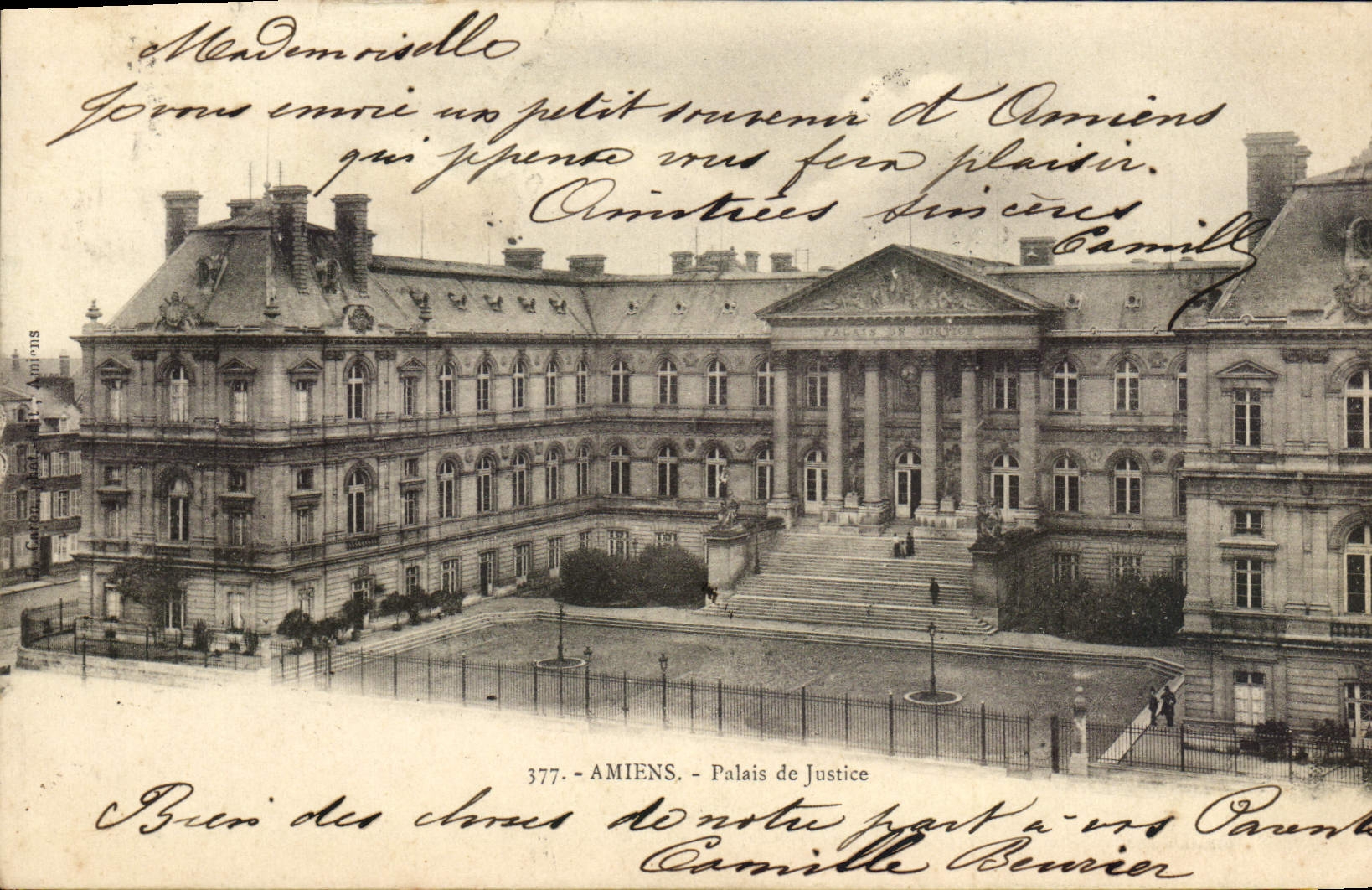 CPA Amiens Palais de Justice 