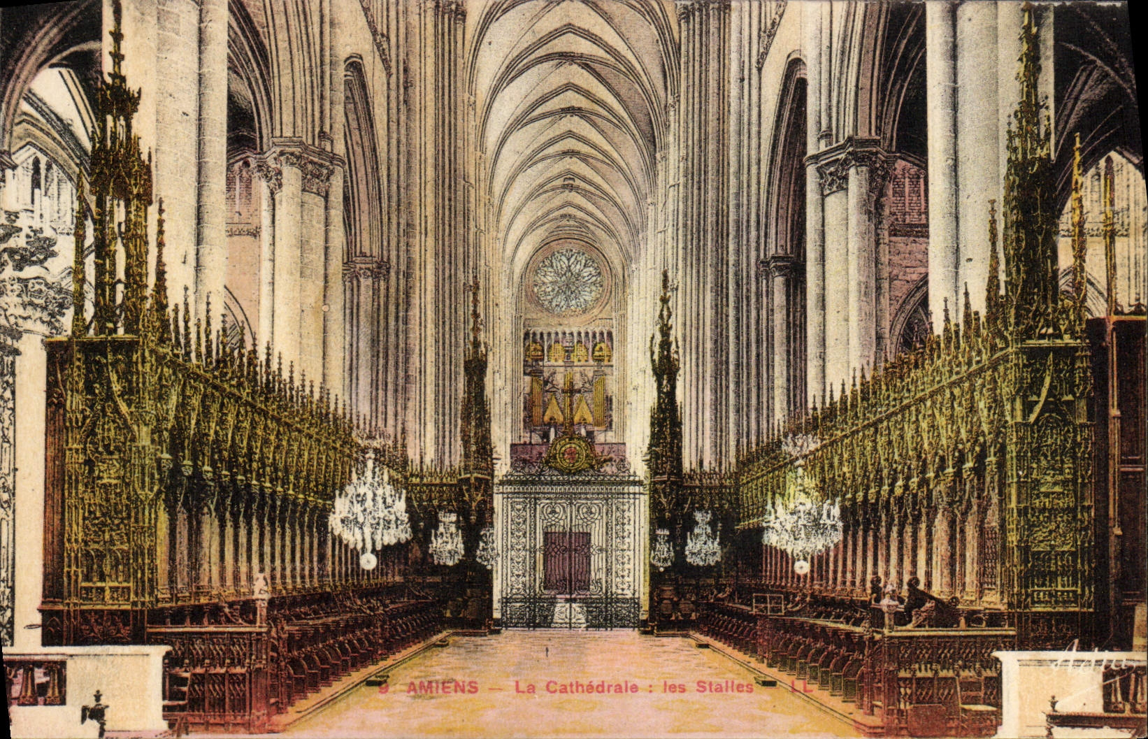 CPA Amiens La Cathedrale Les stalles