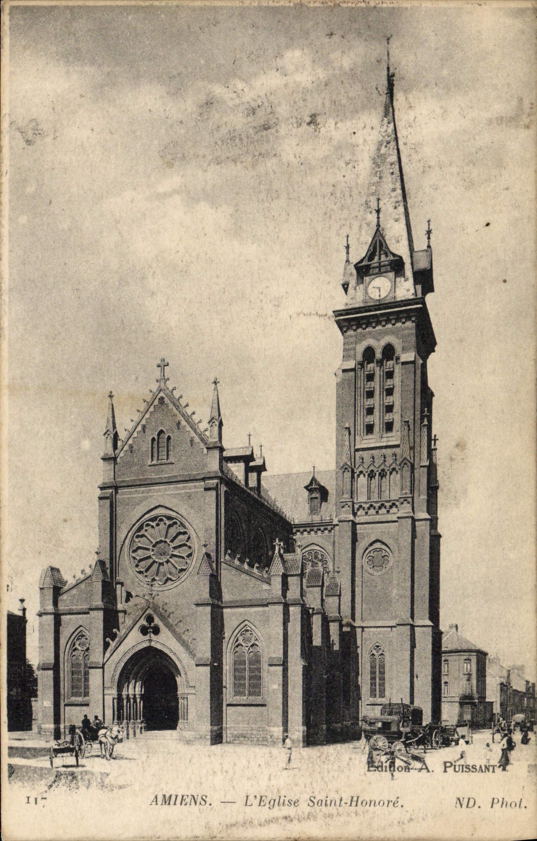 CPA Amiens L'Eglise Saint Honore 
