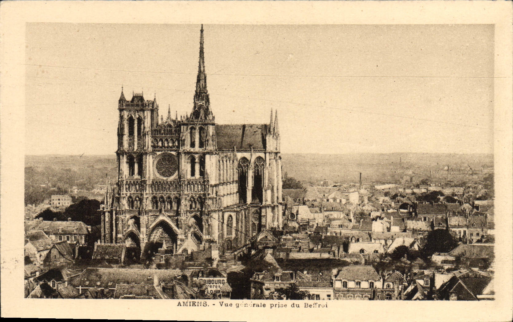 CPA Amiens Vue generale prise du beffroi