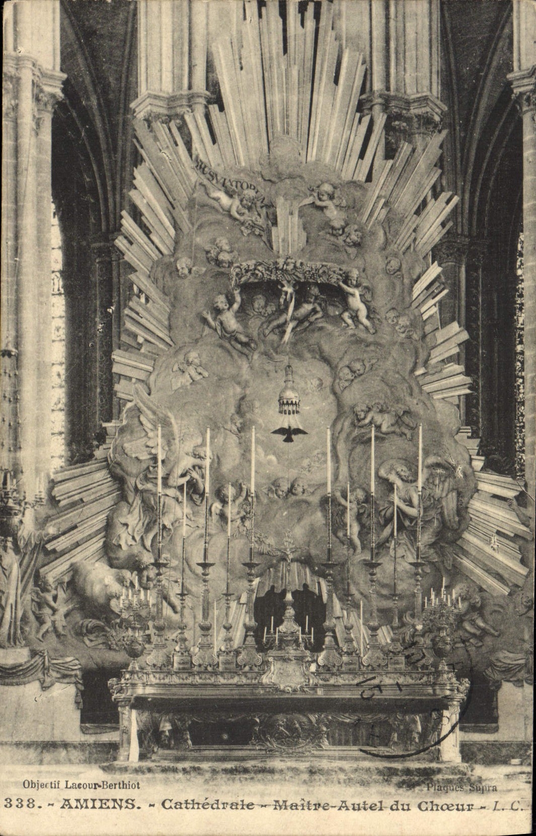 CPA Amiens Cathedrale Maitre Autel du Choeur