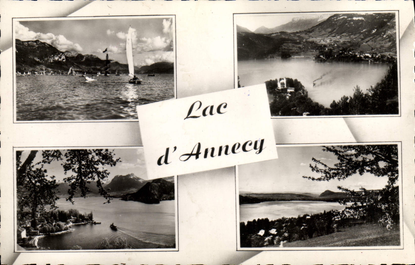 POSTAL MODERNA lago annecy