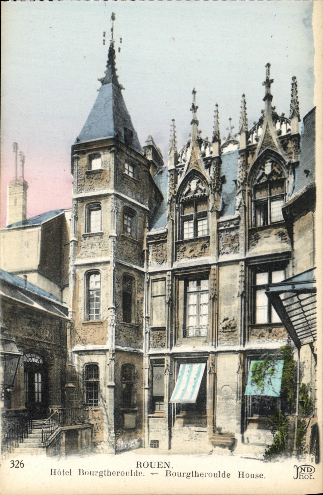 CPA Rouen Hotel Bourgtheroulde 