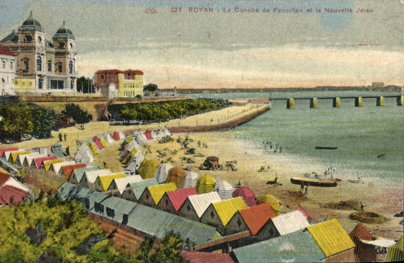 CPA Royan Le Conche de Foncillon et la nouvelle jetee