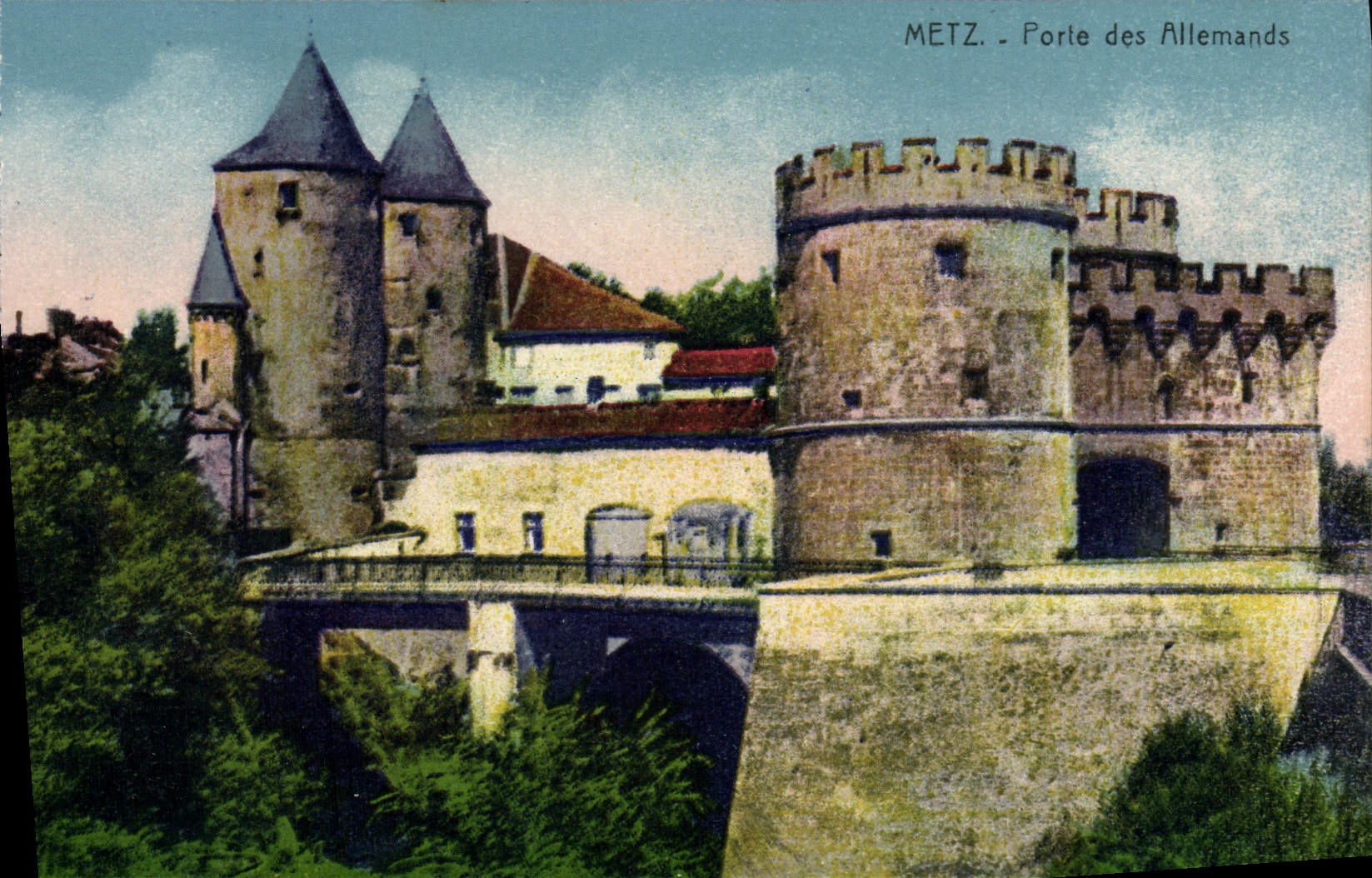 CPA Metz Porte des Allemands 