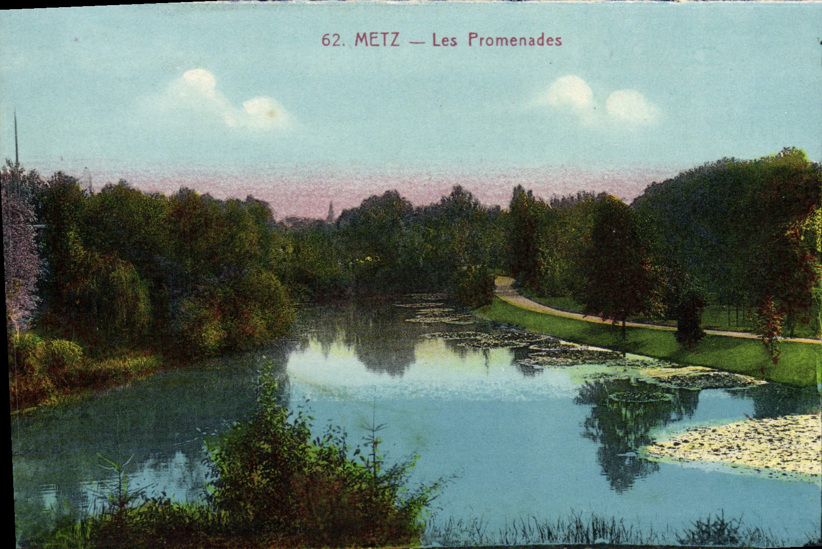 CPA Metz Les Promenades 