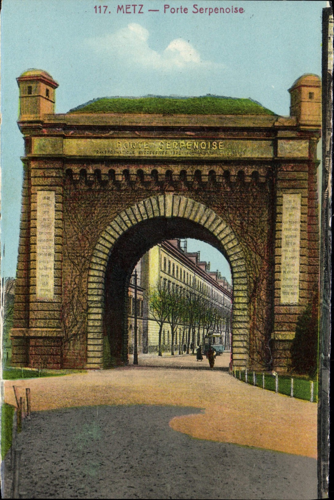 CPA Metz Porte Serpenoise 