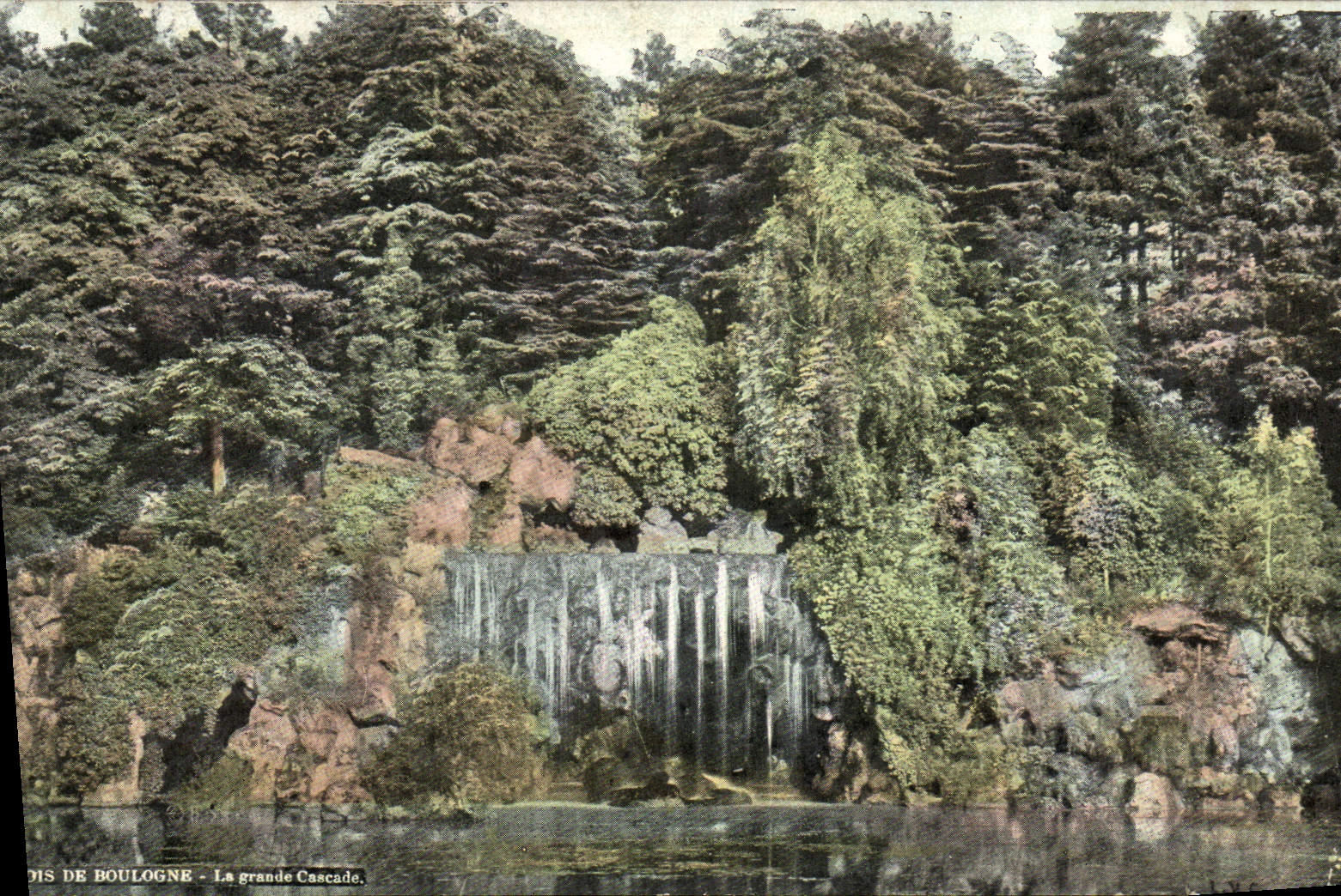 CPA Paris Bois De Boulogne la Grasde Cascade