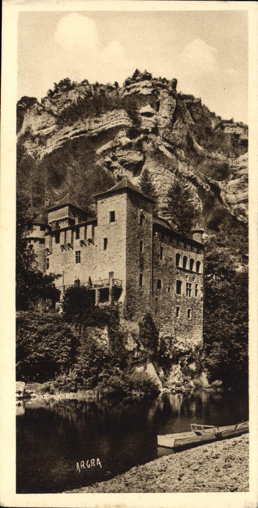 CPA Gorges Du Tarn Chateau De La Caze