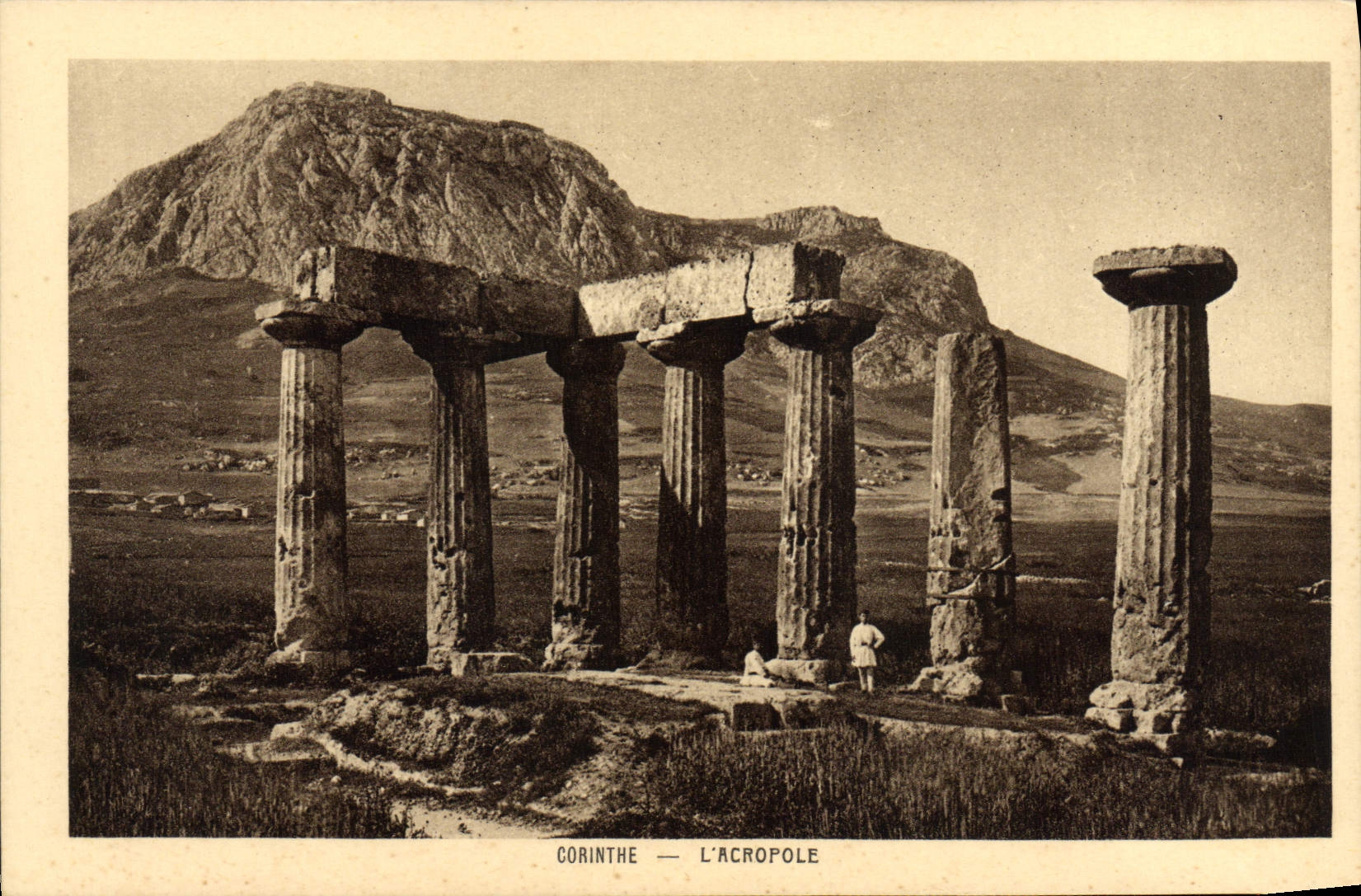 POSTAL Lacropole Corinth de la VENDIMIA