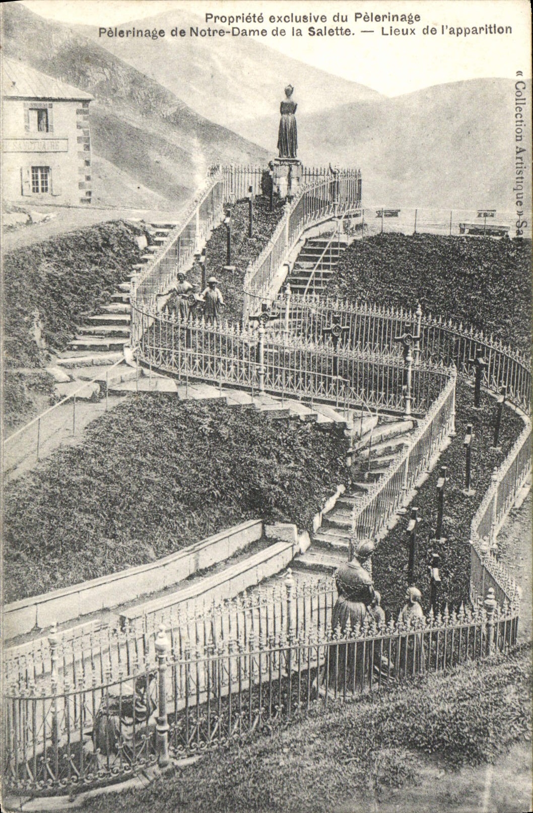 CPA Pelerinage de Notre Dame de la Salette lieux de l'apparition