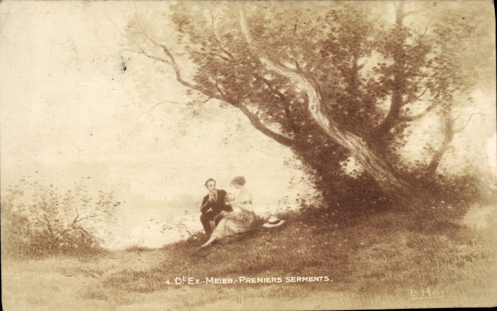 VINTAGE POSTCARD Meier First Oaths