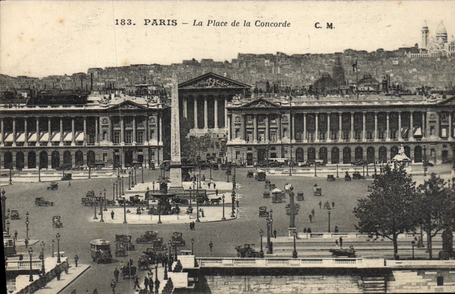 CPA Paris La Place De La Concorde