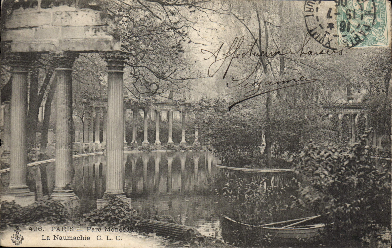 CPA Paris Parc Monceau La Naumachie