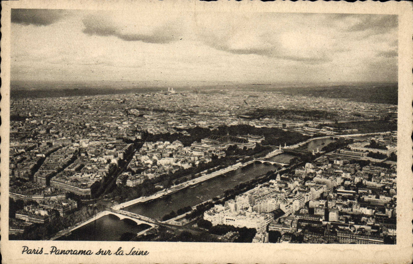 CPA Paris Panorama Sur La Seine