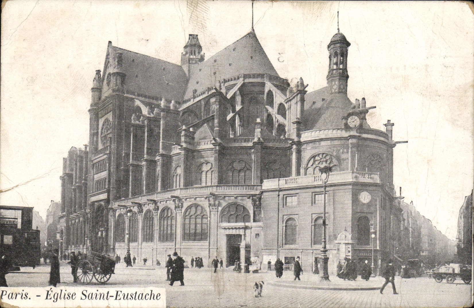 CPA Paris Eglise Saint Eustache