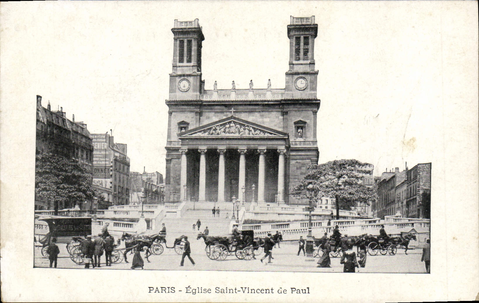 CPA Paris Eglise Saint Vincent De Paul