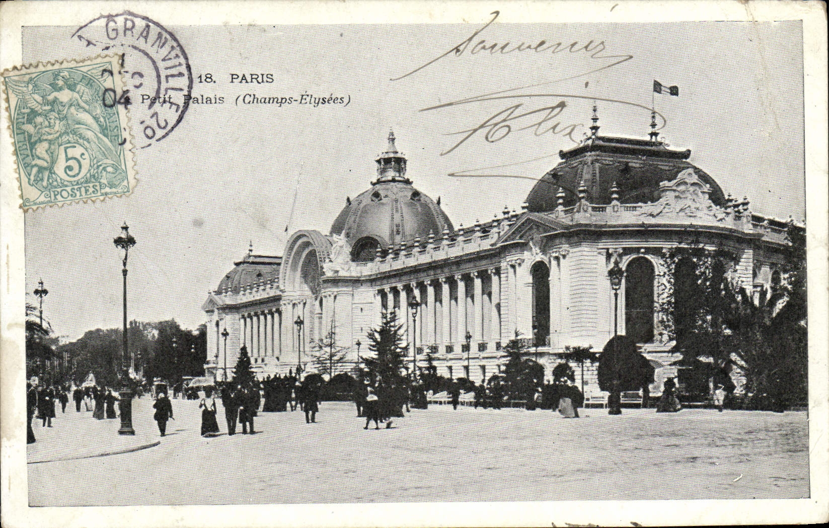 CPA Paris Petit Palais Champs Elysees
