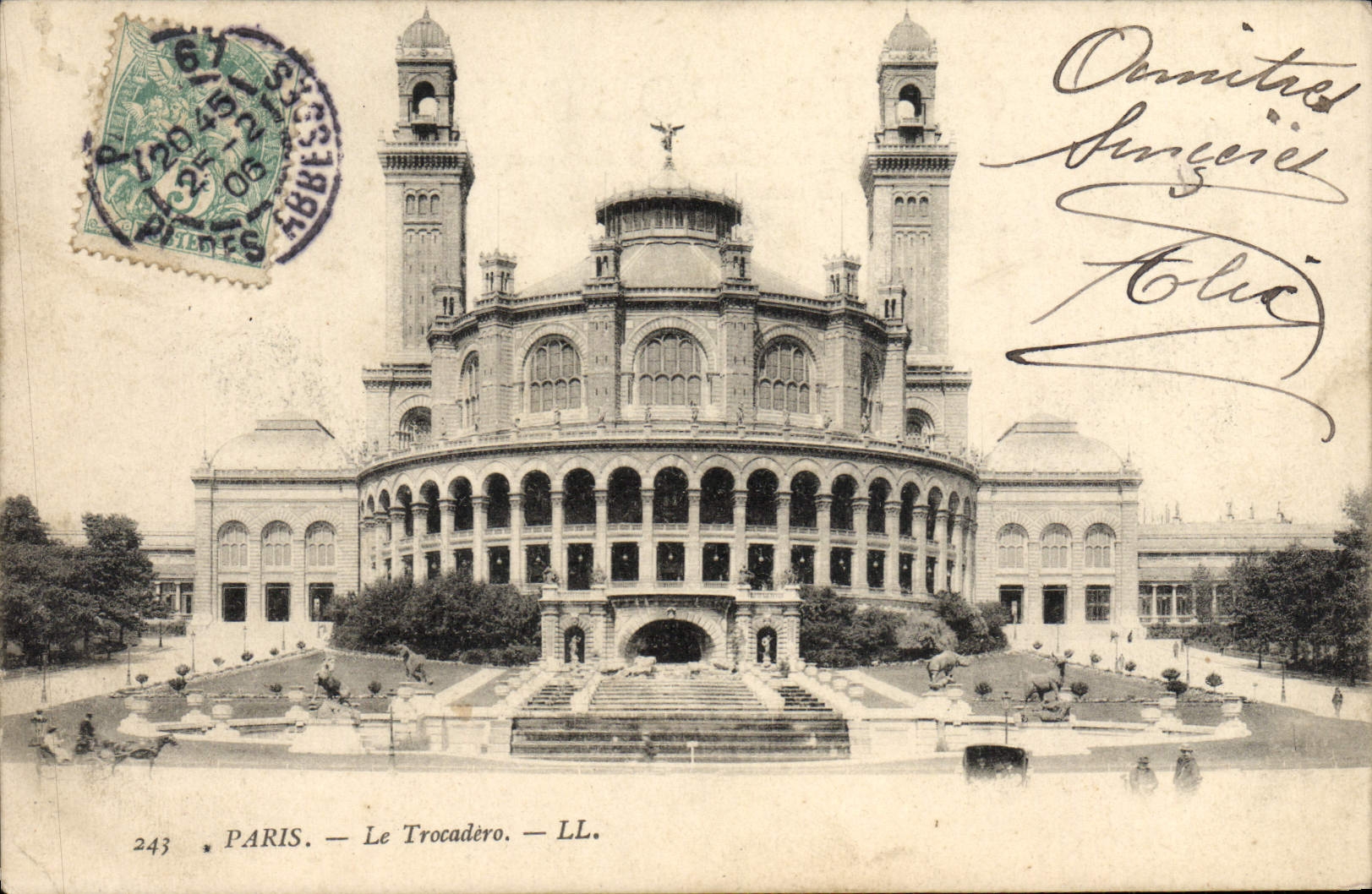 CPA Paris Le Trocadero