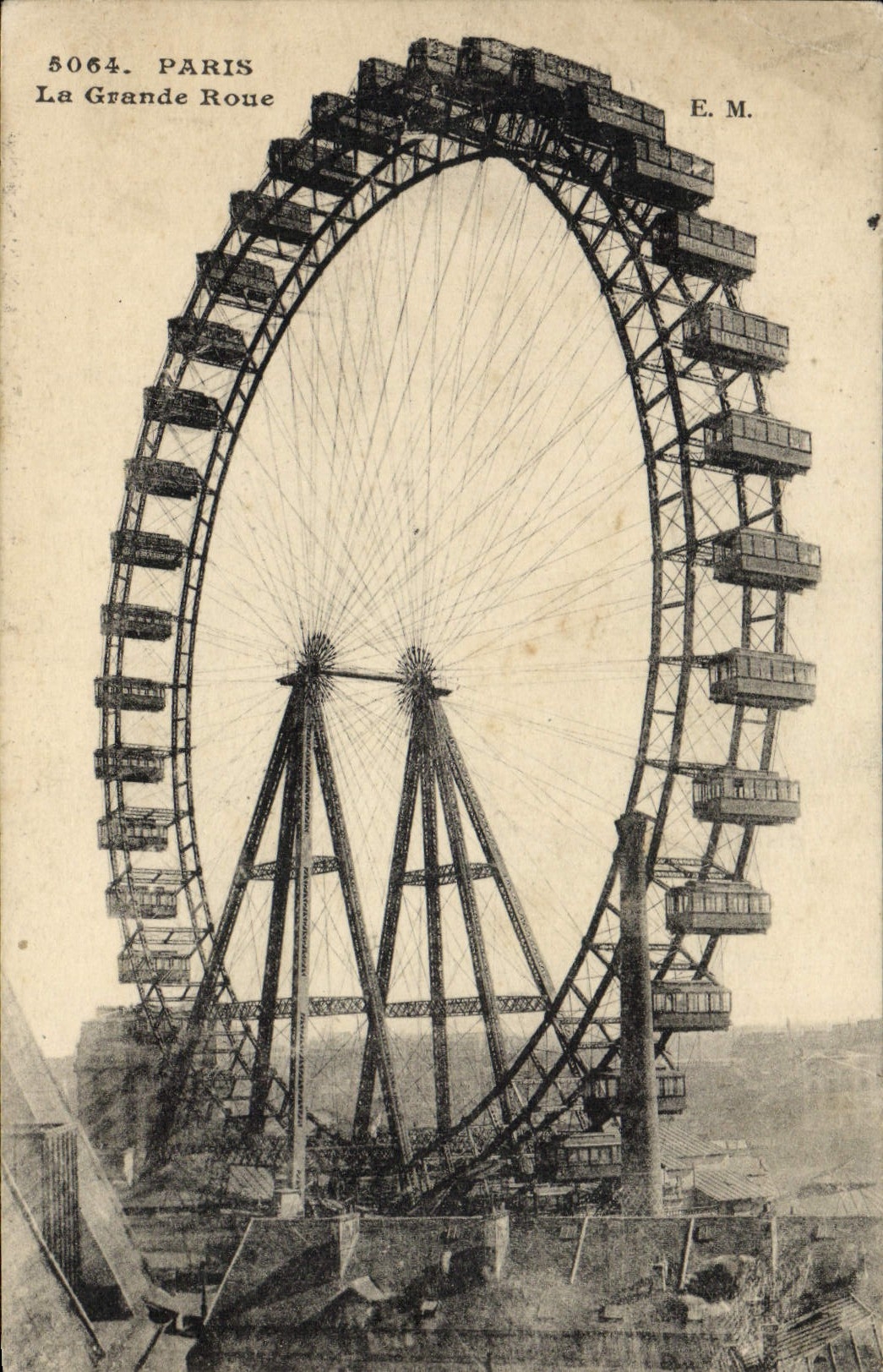 CPA Paris La Grande Roue