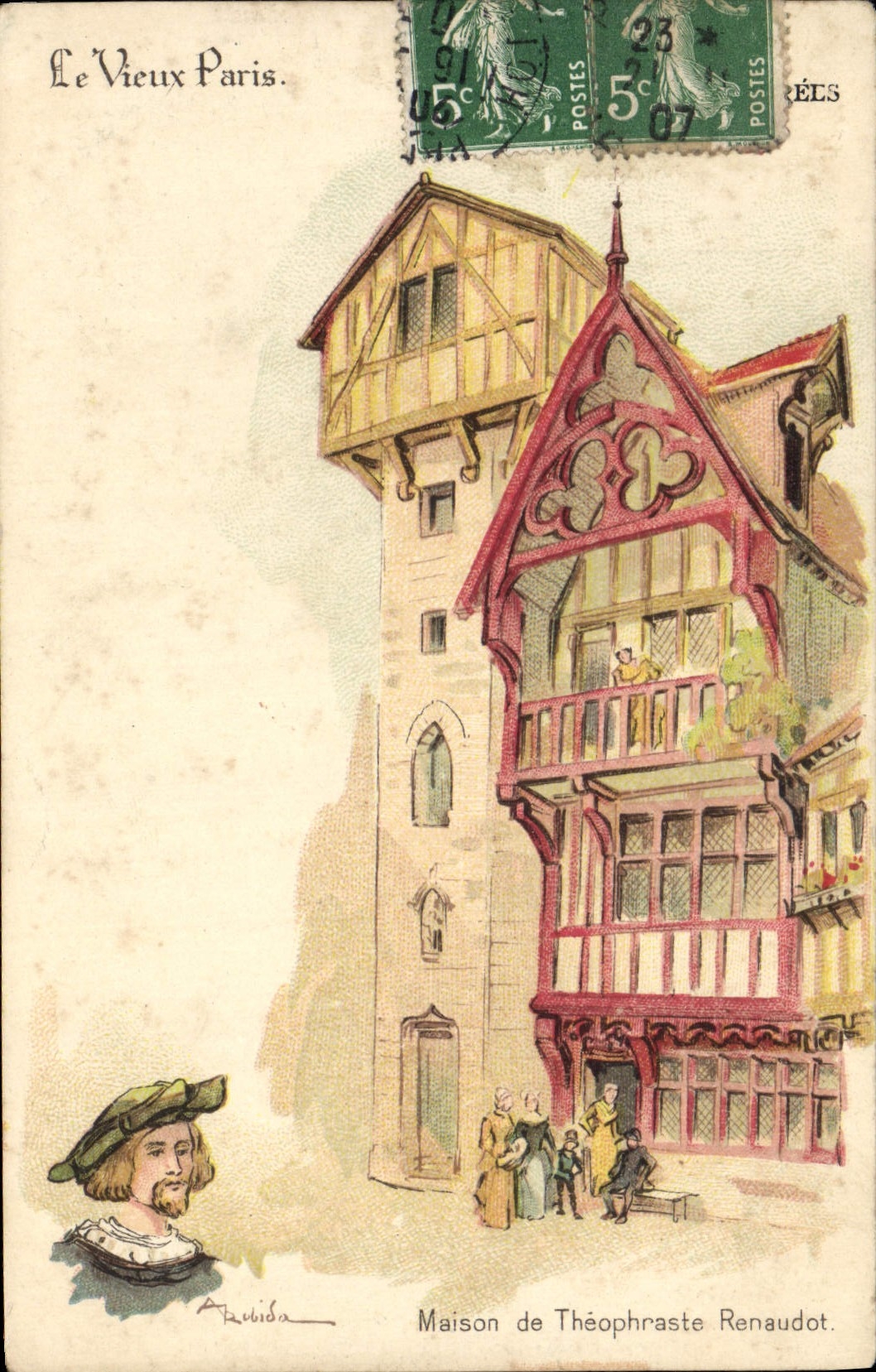 CPA Paris Le Vieux Maison de Theophraste Renaudot 