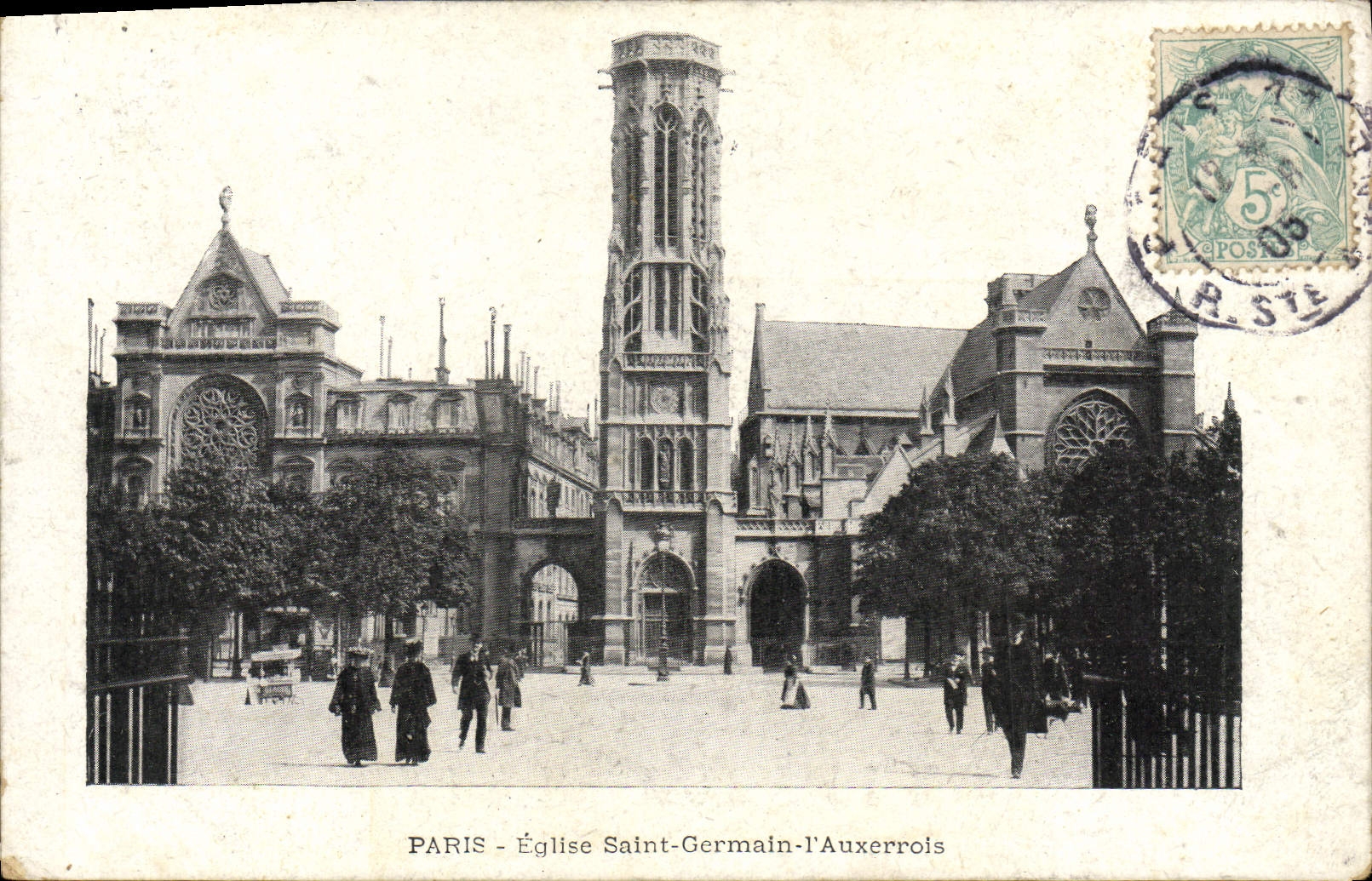 CPA Paris Eglise Saint Germain I'Auxerrois