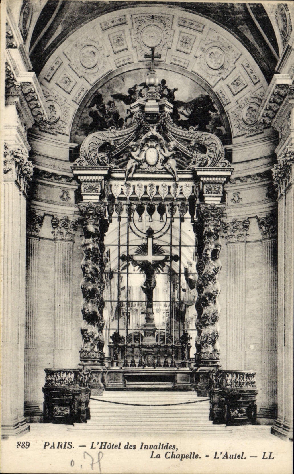 CPA Paris L'Hotel Des Invalides La Chapelle L'autel