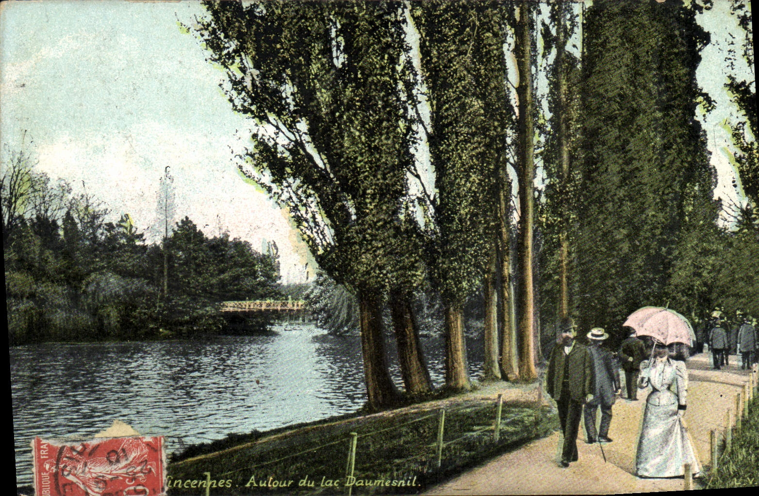 CPA Aulour Du Lac Daumesnil Paris