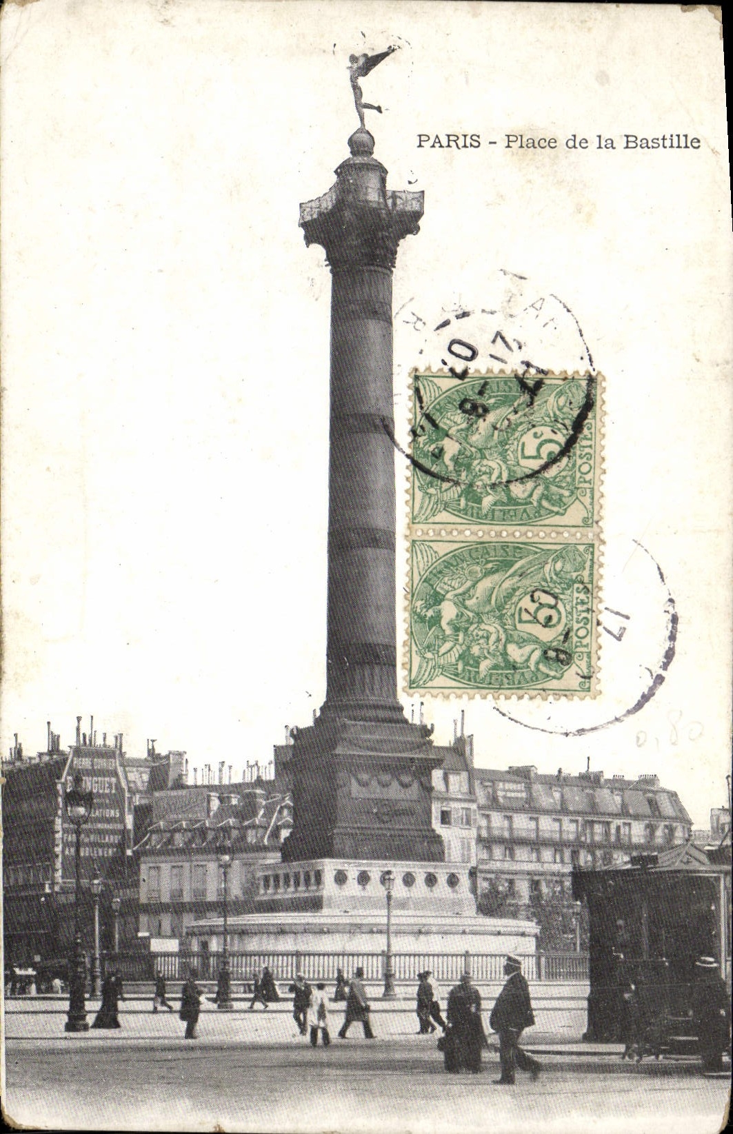 CPA Paris Place De La Bastille