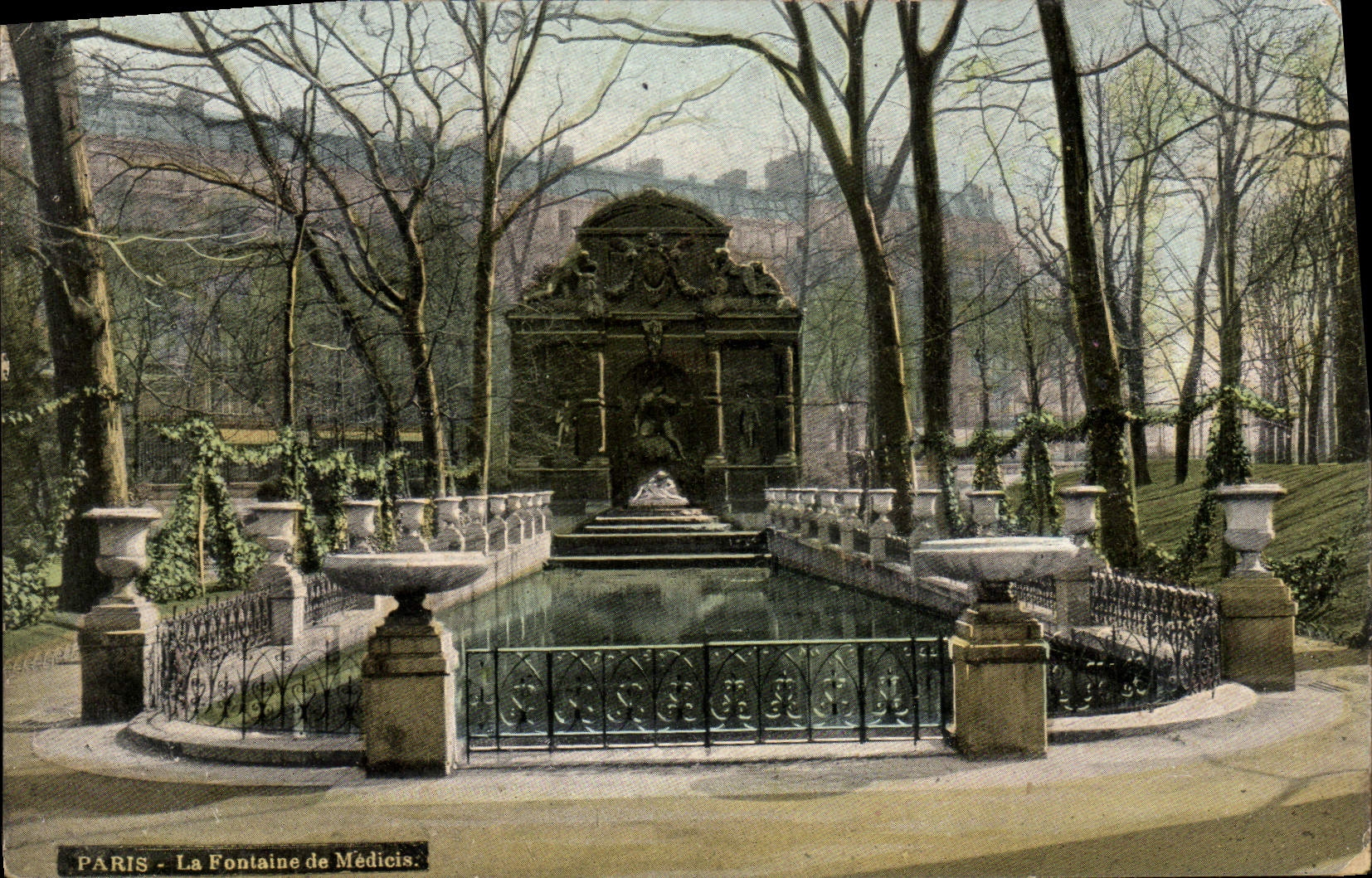 CPA Paris La Fontaine De Medicis