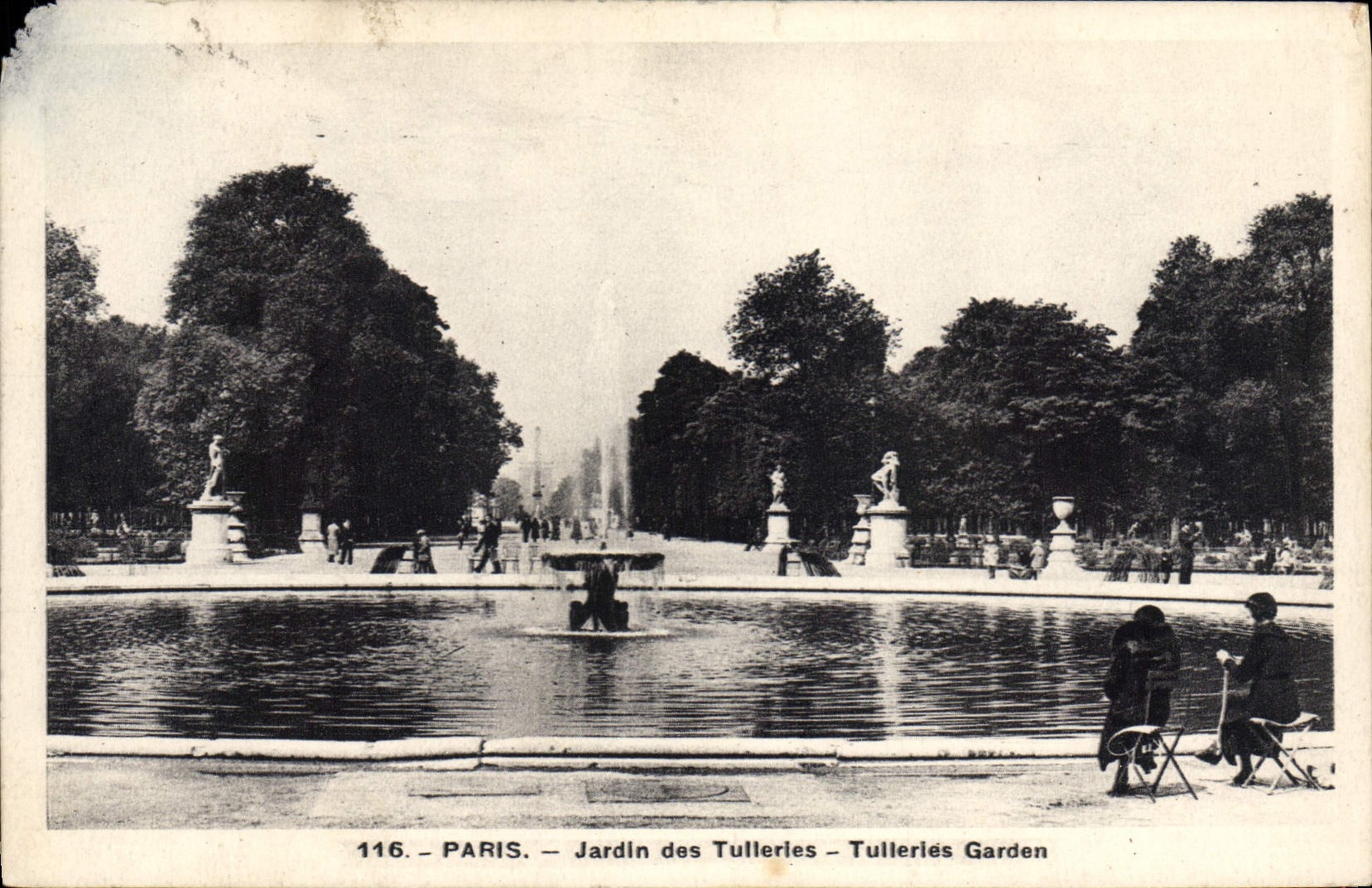 CPA Paris Jardin Des Tulleries