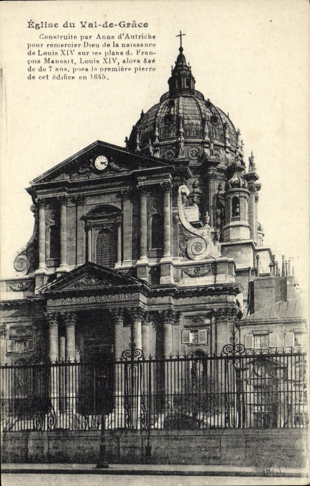 CPA Eglise Du Val De Grace Paris
