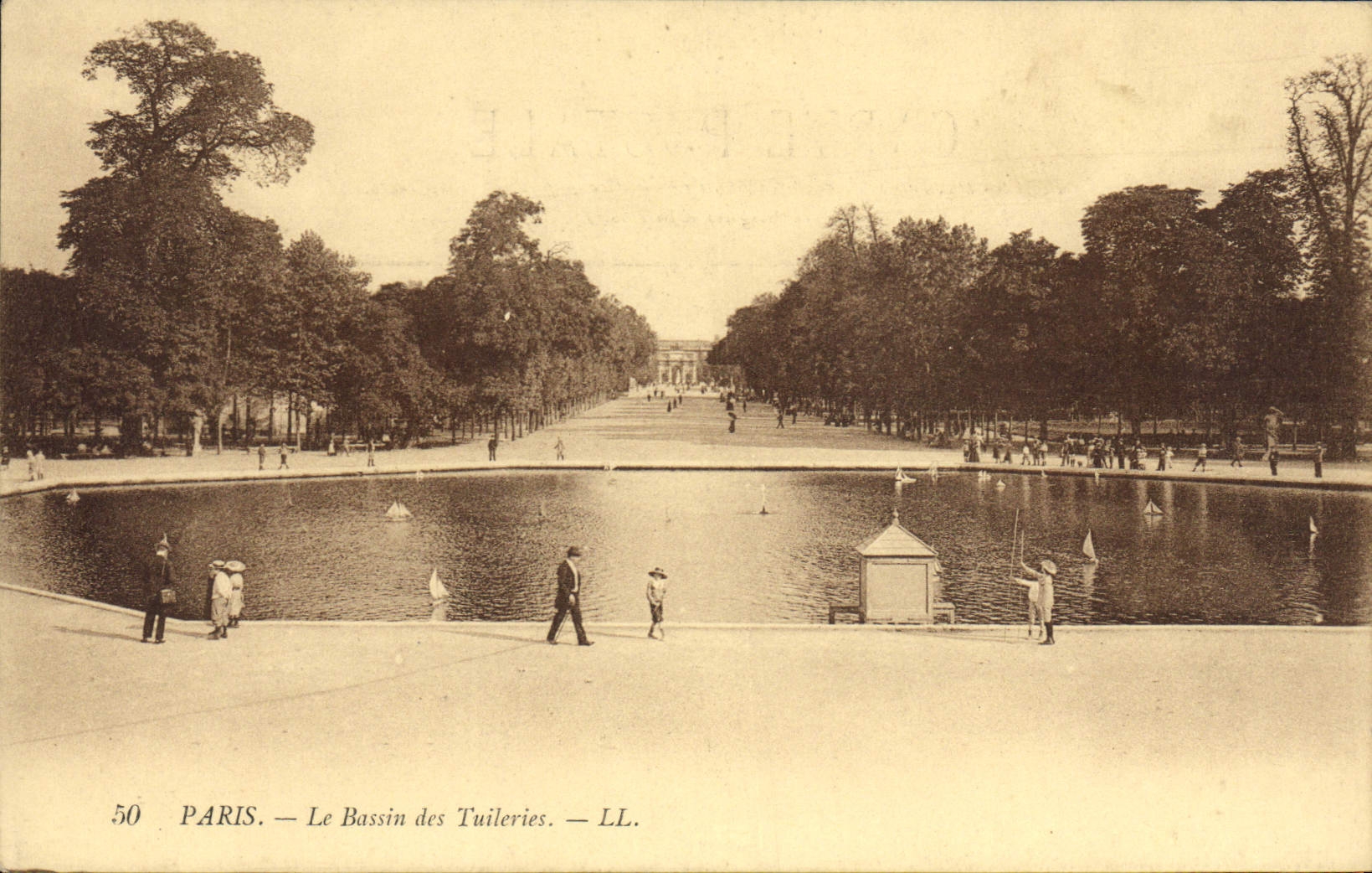 CPA Paris Le Bassin Des Tuileries