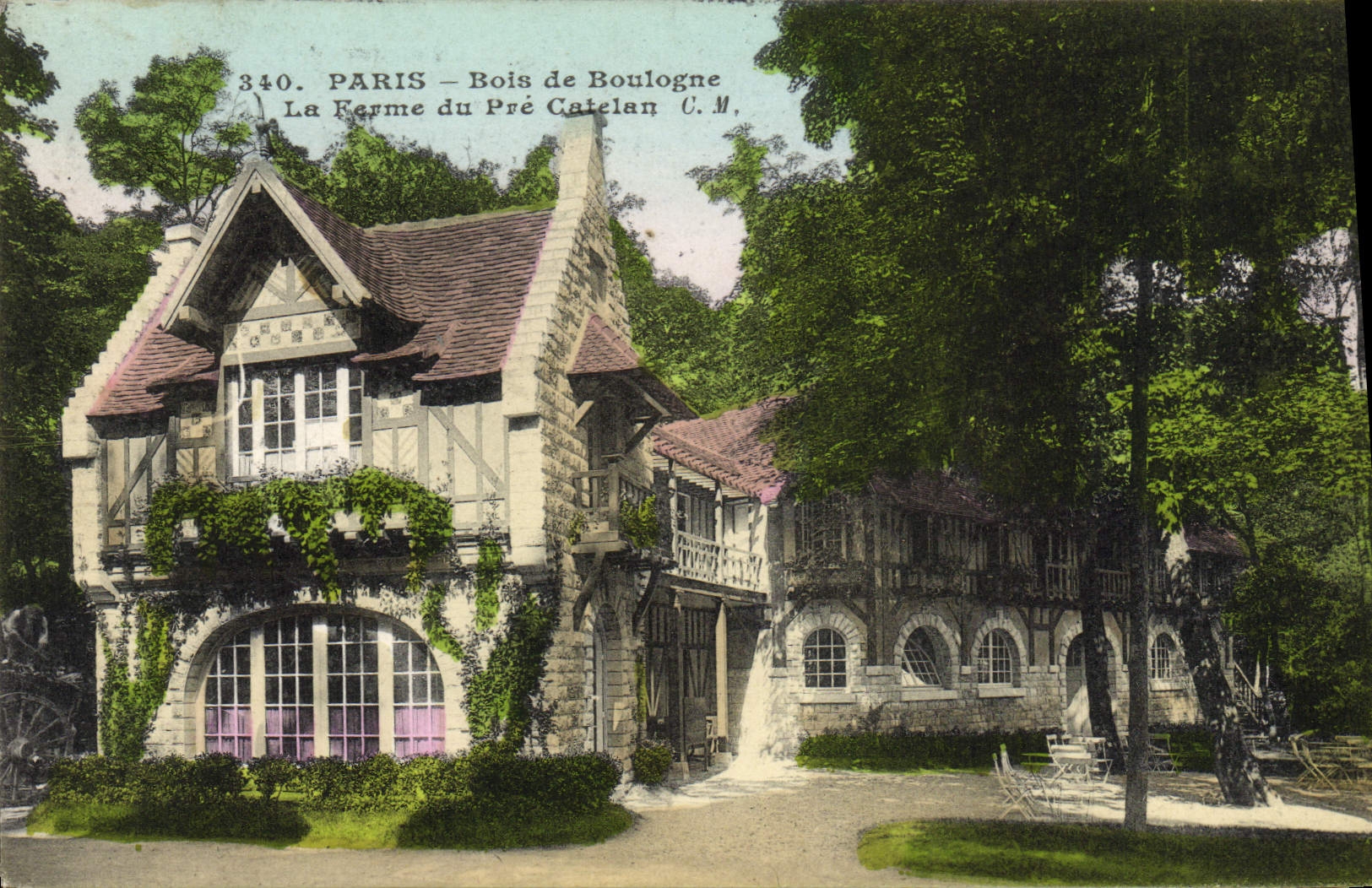 CPA Paris Bois de Boulogne la Ferme du Pre Catelan
