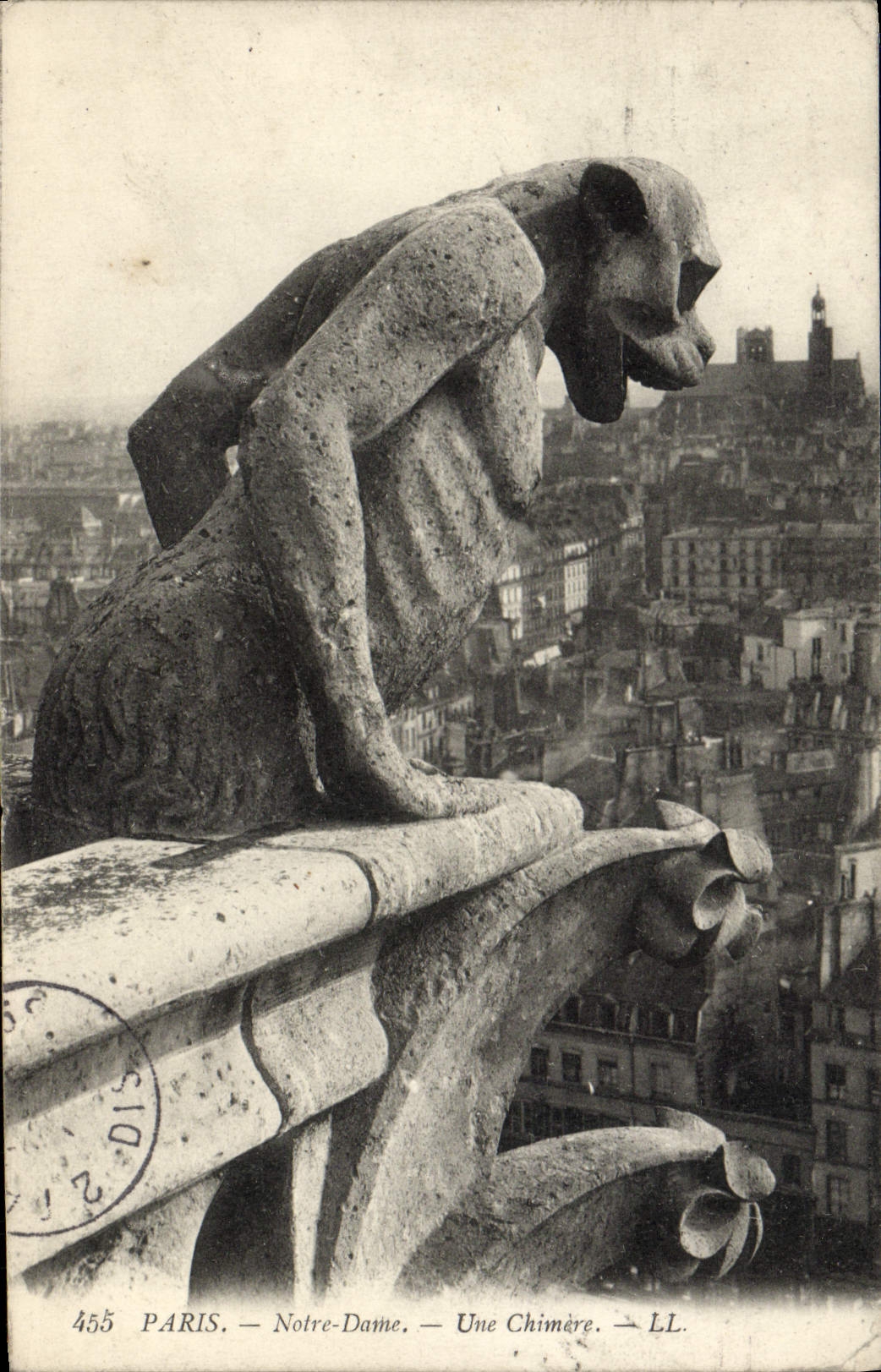 CPA Paris Notre Dame Une Chimere