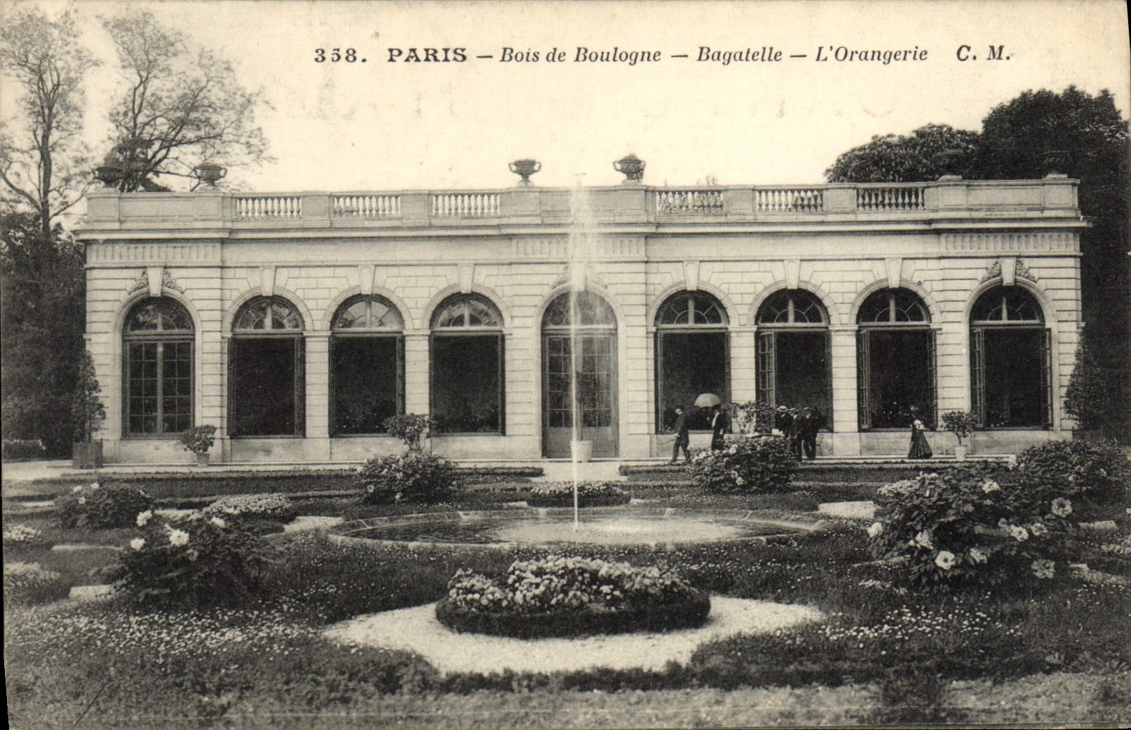 CPA Paris Bois De Boulogne Bagatele L'Orangerie