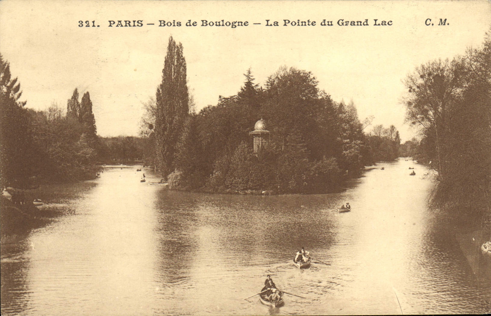 CPA Paris Bois de Boulogne La Pointe du Grand Lac